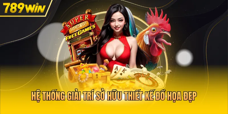 Hệ thống giải trí sở hữu thiết kế đồ họa đẹp