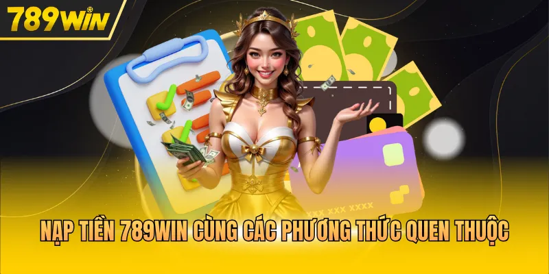 Nạp tiền 789WIN cùng các phương thức quen thuộc